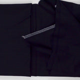 Navy Blue Pinstripe Wool Blend Lightweight Woven Suiting Fabric - 62" x 72"