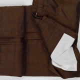 Brown Silky Lined Curtain - 40" x 84"
