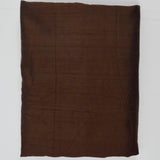 Brown Silky Lined Curtain - 40" x 84"