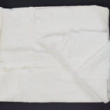 White Low Nap Twill Woven Velveteen Fabric - 44" x 72"