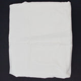 White Low Nap Twill Woven Velveteen Fabric - 44" x 72"