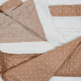 Brown Geometric Print Stain Resistant-Coated Woven Drapery Fabric - 56" x 360"