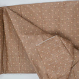 Brown Geometric Print Stain Resistant-Coated Woven Drapery Fabric - 54" x 392"