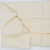 Off-White Crisp Synthetic Woven Fabric - 44" x 124"