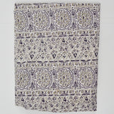 Beige + Navy Geometric Print Woven Fabric - 27" x 120" (tube with zipper)