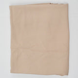 Beige Flowy Crepe Woven Fabric - 42" x 124"