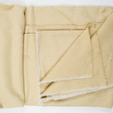 Light Yellow-Beige Ribbed Woven Upholstery Fabric - 58" x 152"