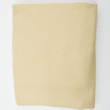 Light Yellow-Beige Ribbed Woven Upholstery Fabric - 58" x 152"