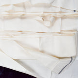 Pearl White Shimmery Woven Fabric - 21" x 228"
