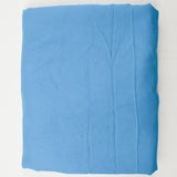Bright Blue Tiny Basketweave Drapey Woven Fabric - 58" x 132"