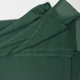 Dark Green Semi-Sheer Chiffon Fabric - 56" x 152"