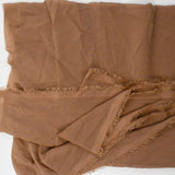 Brown Flowy Chiffon Fabric - 60" x 120"