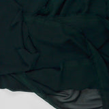 Dark Green Sheer Chiffon Fabric - 60" x 184"
