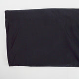 Black Thick Stretch Rib Knit Fabric - 64" x 136"