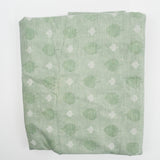 Green Leaf Print Heavyweight Cotton Woven Upholstery Fabric - 54" x 132"