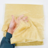 Gold Crisp Organza Woven Fabric - 60" x 352"