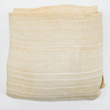 Beige Sheer Loose Woven Fabric - 114" x 180"