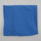 Blue Striped Polyester/Spandex Fabric - 30% Horizontal Stretch, 20% Vertical Stretch - 48" x 70"