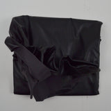 Black Shiny Pleather Fabric - 54" x 72"