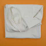 White Thick Stretch Knit Fabric - 56" x 84"