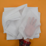 White Sheer Nylon Woven Fabric - 59" x 368"