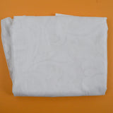 White Sheer Floral Net Lace Fabric - 55" x 184"