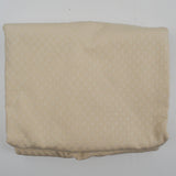 Beige Geometric Damask Woven Fabric - 56" x 176"
