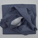 Dark Blue Woven Fabric Curtain - 42" x 80"