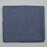 Dark Blue Woven Fabric Curtain - 42" x 80"