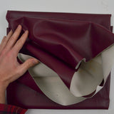 Maroon Pleather Fabric - 36" x 56"