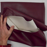 Maroon Pleather Fabric - 46" x 54"