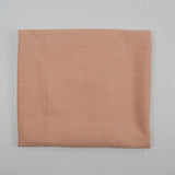 Light Pink Woven Fabric with White Tassel Fringe - 43" x 60"