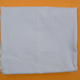 Light Blue Woven Fabric with White Tassels - 43" x 98" (Some Stains)
