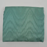 Teal Zig Zag Damask Woven Fabric - 50" x 128"