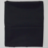 Black Nubby Synthetic Blend Woven Fabric - 46" x 108"