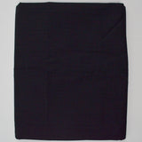 Black Nubby Grid Texture Woven Fabric - 46" x 110"