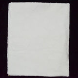 White Geometric Applique Soft Woven Fabric - 45" x 104"