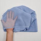 Light Blue Sheer Chiffon Fabric - 44" x 216"