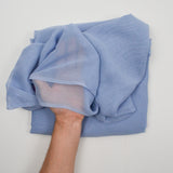 Light Blue Sheer Chiffon Fabric - 44" x 232"