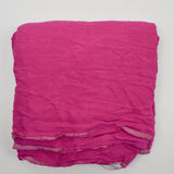 Magenta Washed Linen-Like Woven Fabric - 50" x 110" + Extra
