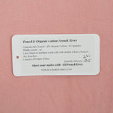 Light Pink Tencel & Organic Cotton French Terry Knit Fabric - 60" x 110"