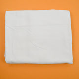 White 100% Cotton 12 oz Brushed Bull Denim - 60" x 78"