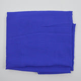 Bright Cobalt Blue Sheer Chiffon Fabric - 44" x 248"