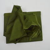 Olive Green Brushed Canvas Woven Fabric - 44" x 98"