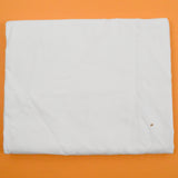 White Lightweight Brushed Loose Woven Fabric - 47" x 120"