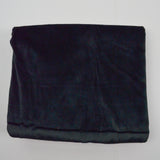 Dark Green Thick Pile Velvet Knit Fabric - 62" x 104"