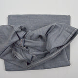 Gray Small Chevron Chambray Woven Fabric - 45" x 102"