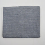 Gray Small Chevron Chambray Woven Fabric - 45" x 102"