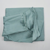 Light Teal Silky + Iridescent Woven Fabric - 58" x 144"