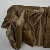 Brown Velvety Chenille Upholstery Fabric - 56" x 82"